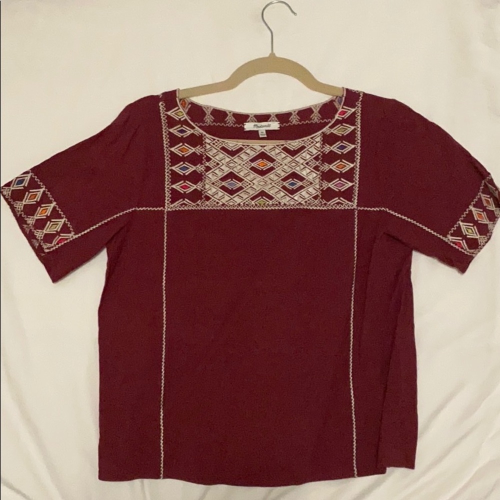 Madewell Embroidered Tee